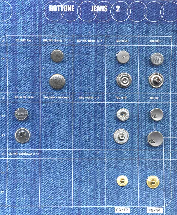Bottone Jeans -  Jeans snap fasteners 2