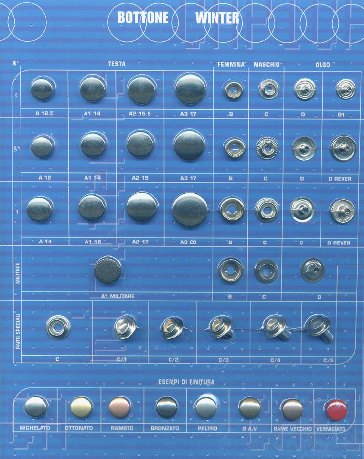 Bottone Winter -  Winter snap fasteners