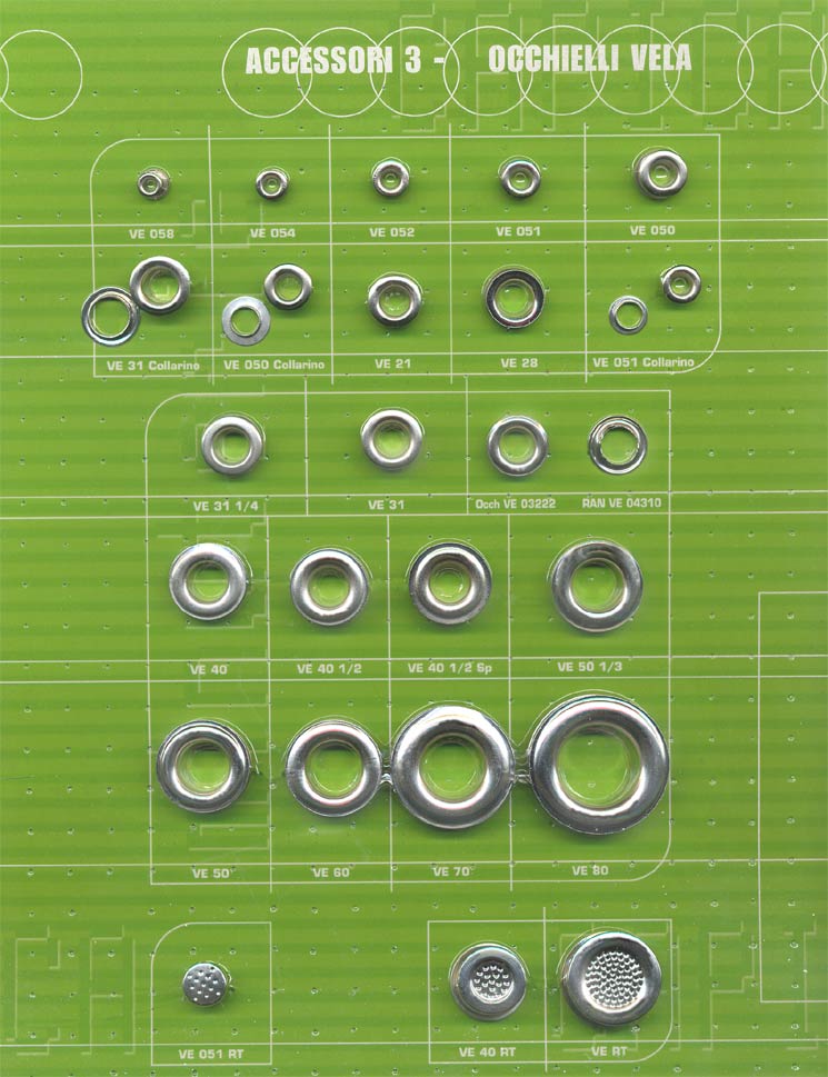 Occhielli vela - Eyelets